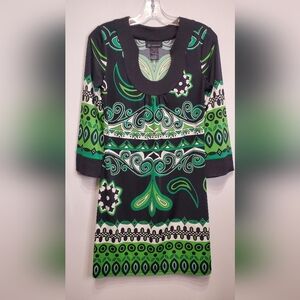 76. INC International Concepts Retro Scoop Neck Dress